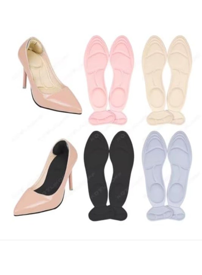 نعال داخلية للأحذية من الميموري فوم، قابلة للتشذيب لتناسب حتى المقاس 40، لتخفيف آلام القدم، راحة وحماية أثناء المشي، وسادات ناعمة قابلة للتعديل، دعم للقدم (رمادي، حتى المقاس 40) - Image 1